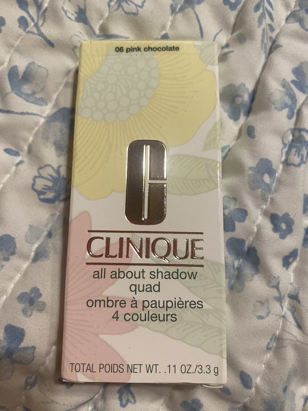 Clinique ~ All About Shadow Quad ~ 06 Pink Chocolate ~ Full Size NIB P6